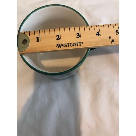 Dog Pug Mug Christmas Green Snow Scarf Elum Coffee Tea - Picture 5 of 7